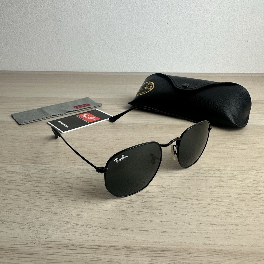 Ray-Ban Hexagonal RB3548 Black Frame/ Black‎ Sunglasses